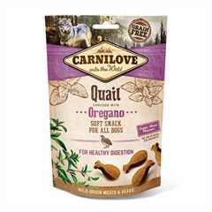 Carnilove Grain Free Semi Moist Dog Treats - Quail with Oregano - 200g