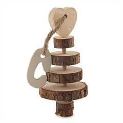 Naturespaws Wooden Small Pet Ring Tree Gnaw Toy