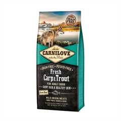 Carnilove Fresh Adult Grain Free Dry Dog Food - Carp & Trout - 12kg