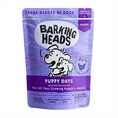 Barking Heads Puppy Days Wet Dog Food - 10x300g Pouches