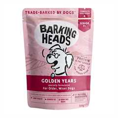 Barking Heads Golden Years Senior Wet Dog Food - 10x300g Pouches