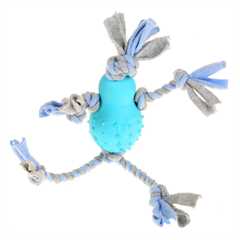 Little Rascals Fleecy Man - Blue Puppy Toy
