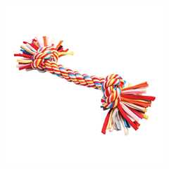 Happy Pet Twist Tee 2 Knot Tugger Dog Toy - Small