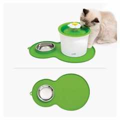 Catit Peanut Placemat With Food Bowl- Green