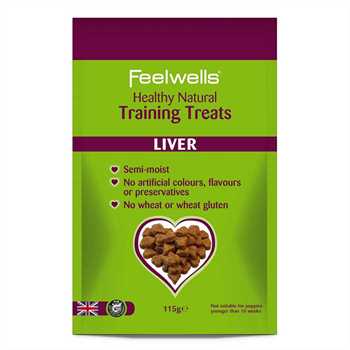 Feelwells Training Dog Treats - Liver - 115g 