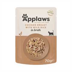 Applaws Complimentary Adult Wet Cat Food - Chicken - 12x70g Pouches