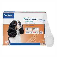 Effipro Duo Spot-On Solution for Small Dogs - 2 - 10kg - 4x0.67ml Pipettes