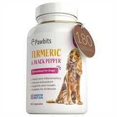 Pawbits Dog Turmeric Powder - 180 Capsules 