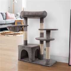 Purrshire Multi Level Cat Tower with Basket