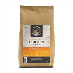 Ramsay Originals Large Breed Adult Dry Dog Food - Chicken & Rice - 2.5kg