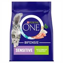 Purina ONE Bifensis Sensitive Adult Cat Food - Turkey - 2.8kg