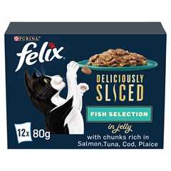 Felix Deliciously Sliced Adult Wet Cat Food Ocean Selection in Jelly - 12x80g Pouches