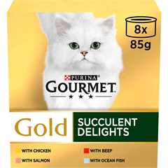 Gourmet Succulent Delights Adult Wet Cat Food - 6x85g Cans