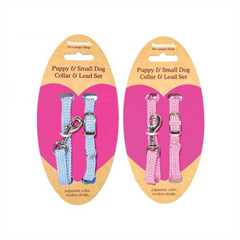 Soft Weave Puppy Collar & Lead Set