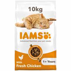 IAMS Adult Dry Cat Food - Chicken - 10kg