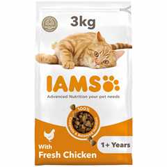 IAMS Adult Dry Cat Food - Chicken - 3kg