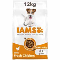 IAMS Small & Medium Breed Senior Dry Dog Food - Chicken - 12kg