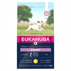 Eukanuba Small Breed Puppy Dry Dog Food - Chicken - 2kg