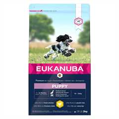 Eukanuba Medium Breed Puppy Dry Dog Food - Chicken - 2kg