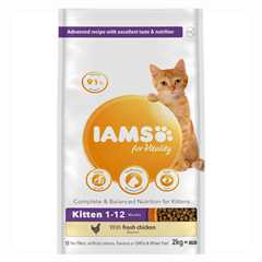 IAMS Kitten Dry Cat Food - Chicken - 2kg