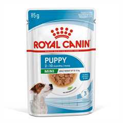 Royal Canin Size Health Nutrition Mini Puppy Wet Dog Food in Gravy - 12x85g Pouches