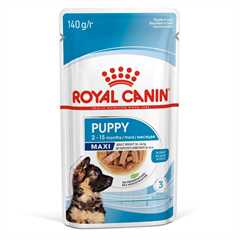 Royal Canin Size Health Nutrition Maxi Wet Puppy Food in Gravy - 10x140g Pouches