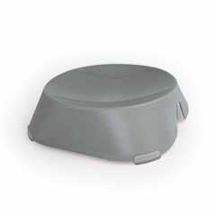 Ancol Made From Shallow Non Slip Cat Bowl - Grey