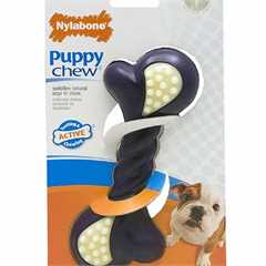 Nylabone Bacon Puppy Double Action Chew - Small