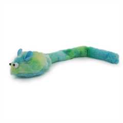Ancol Green Fluffy Mouse Cat Toy