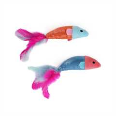 Ancol Shimmer Fish Cat Toy