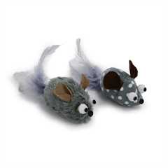 Ancol Twin Mice Cat Toy