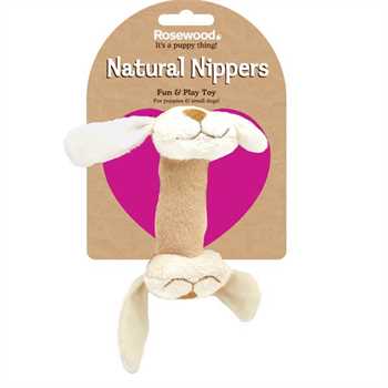 Rosewood Natural Nippers Cuddle Plush Dog Toy