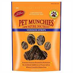 Pet Munchies Venison Strips Natural Dog Treats - 75g
