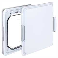 Pet Tek Large Wood Fitting Dog Door White