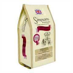 Simpsons Premium Adult Sensitive Dry Dog Food - Chicken & Potato - 12kg
