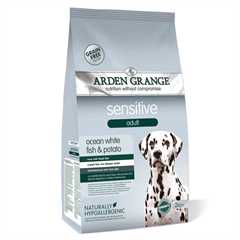 Arden Grange Sensitive Grain Free Adult Dry Dog Food - Ocean Fish  & Potato - 2kg
