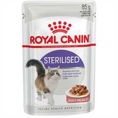 Royal Canin Feline Health Nutrition Sterilised Wet in Gravy Adult Cat Food - 12 x 85g Pouch