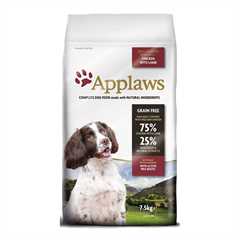 Applaws Complete Adult Small & Medium Breed Grain Free Dry Dog Food - Chicken & Lamb 7.5kg