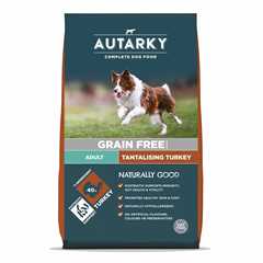 Autarky Working Dog Grain Free Adult Dry Dog Food - Turkey - 12kg