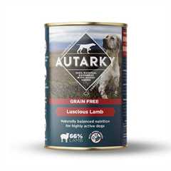 Autarky Working Dog Grain Free Adult Wet Dog Food - Luscious Lamb - 12x395g Cans