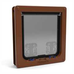 Cat Mate Large Cat Flap - Brown