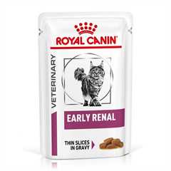 ROYAL CANIN Veterinary Early Renal Adult Wet Cat Food - 48x85g Pouches