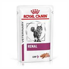 ROYAL CANIN Veterinary Renal Adult Wet Cat Food - 48x85g Pouches
