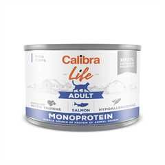Calibra Life Adult Wet Cat Food - Salmon - 6 x 200g Cans