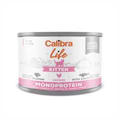 Calibra Life Kitten Wet Cat Food - Chicken - 6 x 200g Cans