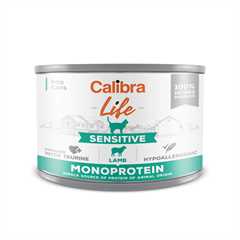 Calibra Life Sensitive Wet Cat Food - Lamb - 6 x 200g Cans