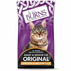 Burns Original Dry Cat Food - Chicken & Brown Rice - 1.5kg
