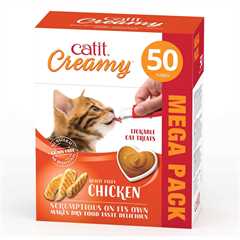 Catit Creamy Lickable Cat Treats - Chicken - 50x10g Mega pack