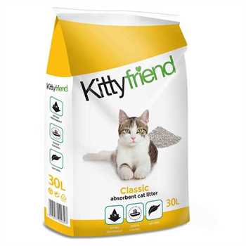 Kittyfriend Classic Non-Clumping Cat Litter - 30Ltr