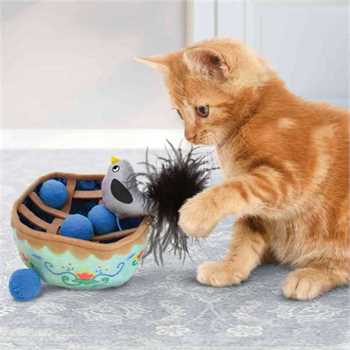 KONG Puzzlements Pie Cat Toy 